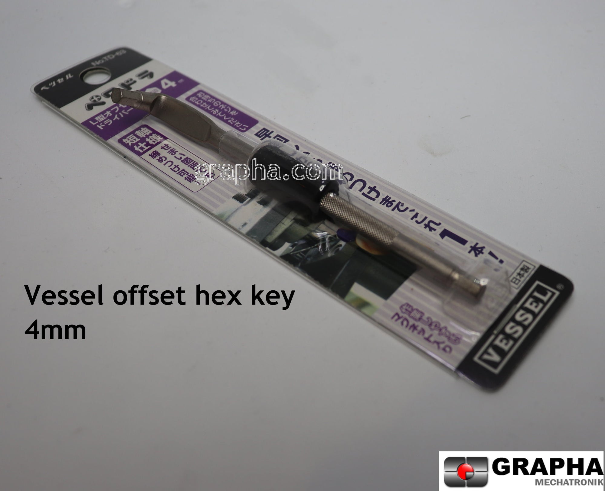 Vessel compact hex key 4mm