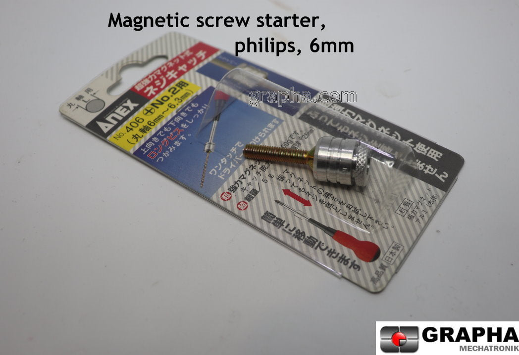 Magnetic screw starter 6 mm shaft